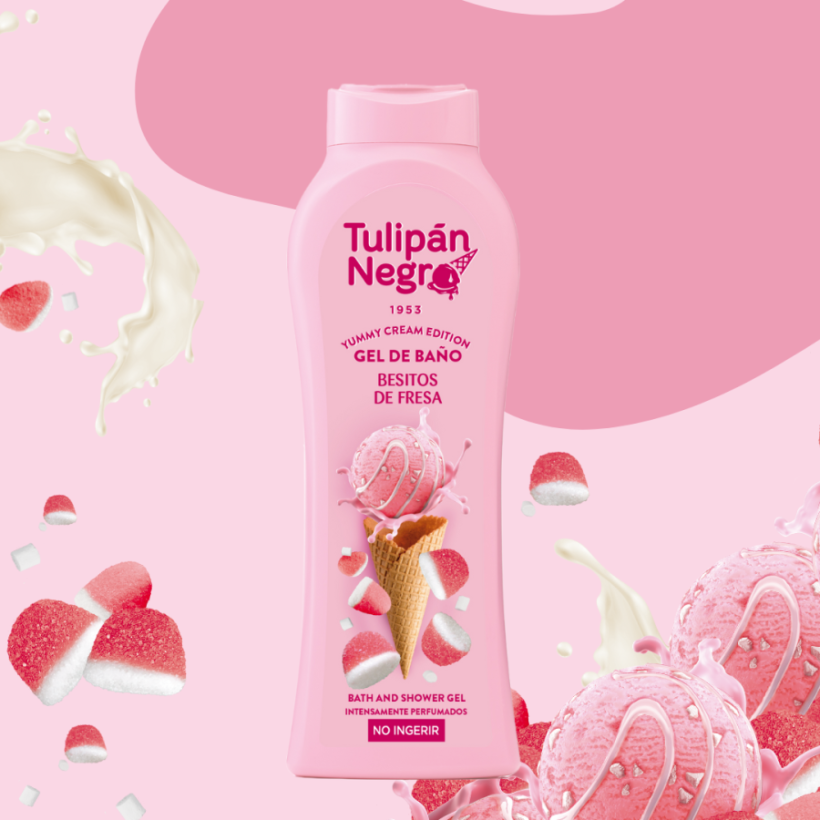 Gel Douche Yummy Bisous de Fraise 650ml