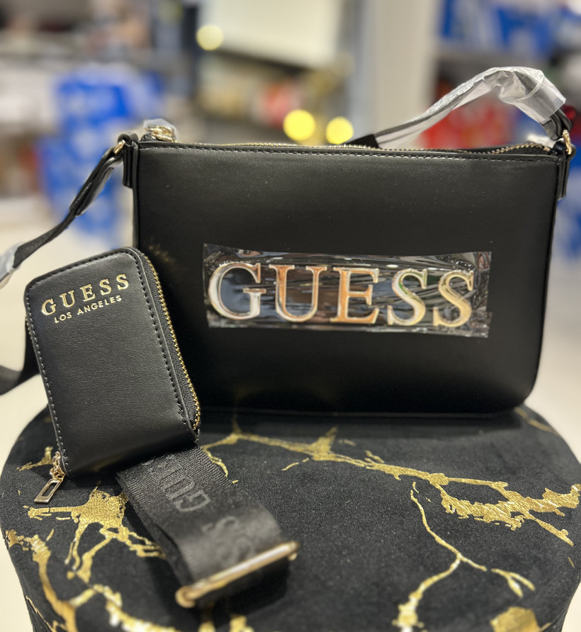 Torebka Guess Beacon Falls Mini VG903569 czarna