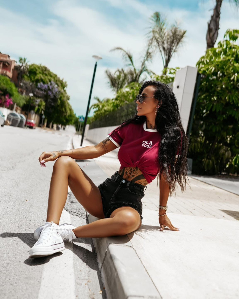 t-shirt SMALTER bordo