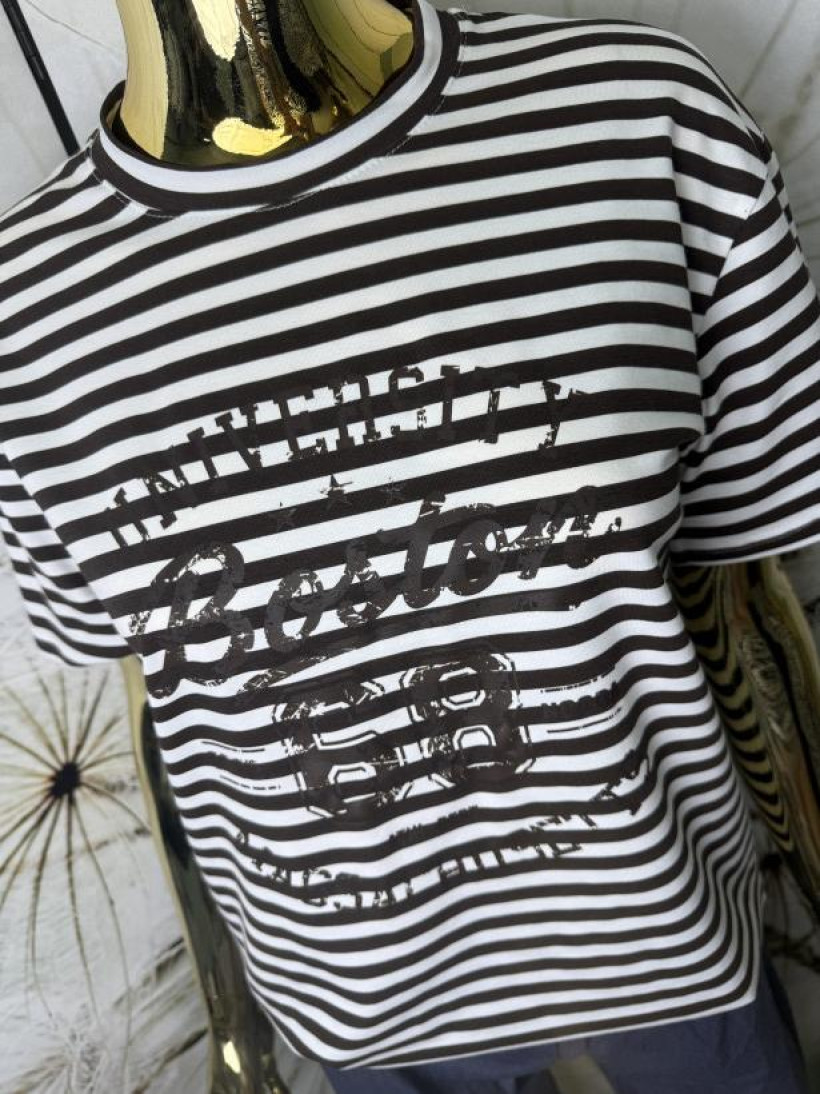 T-shirt prążek Boston NOODA