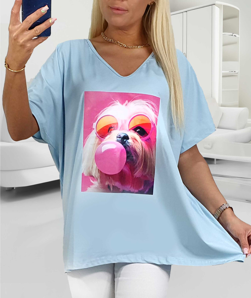 Bluzka Bawełniana Plus Size MALTAŃCZYK