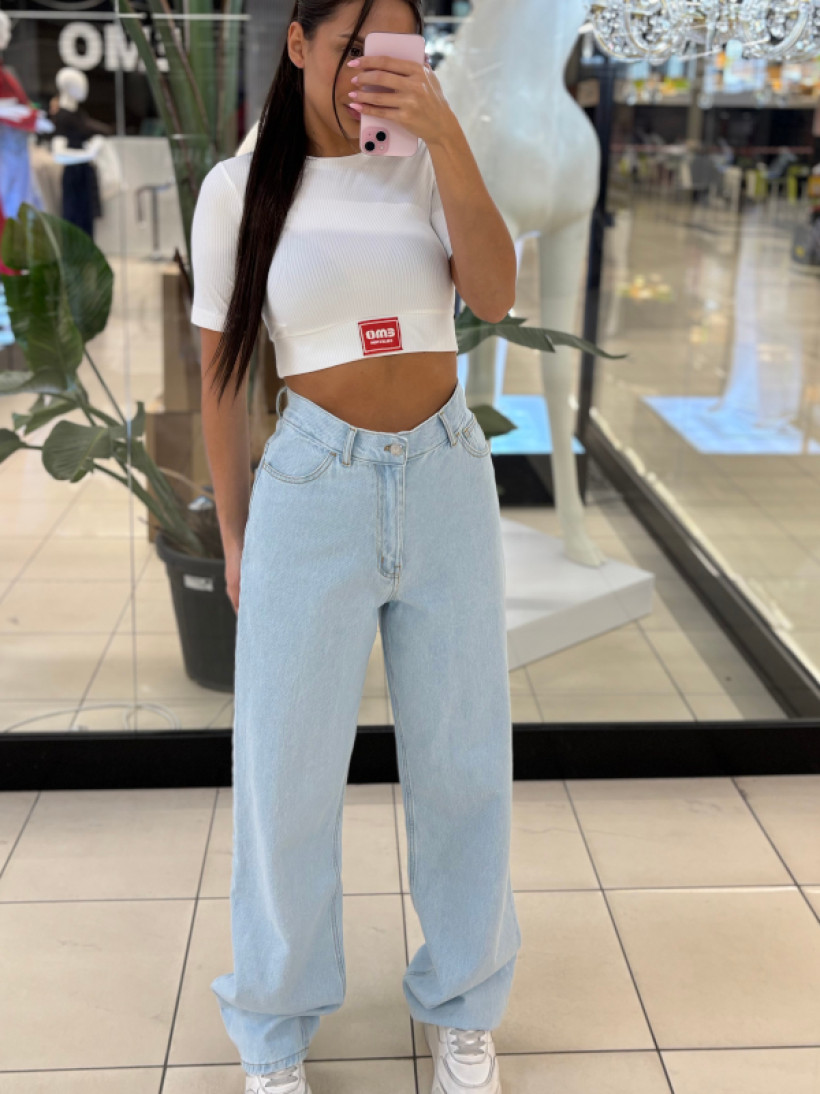 EMO spodnie jeansowe klasyczne