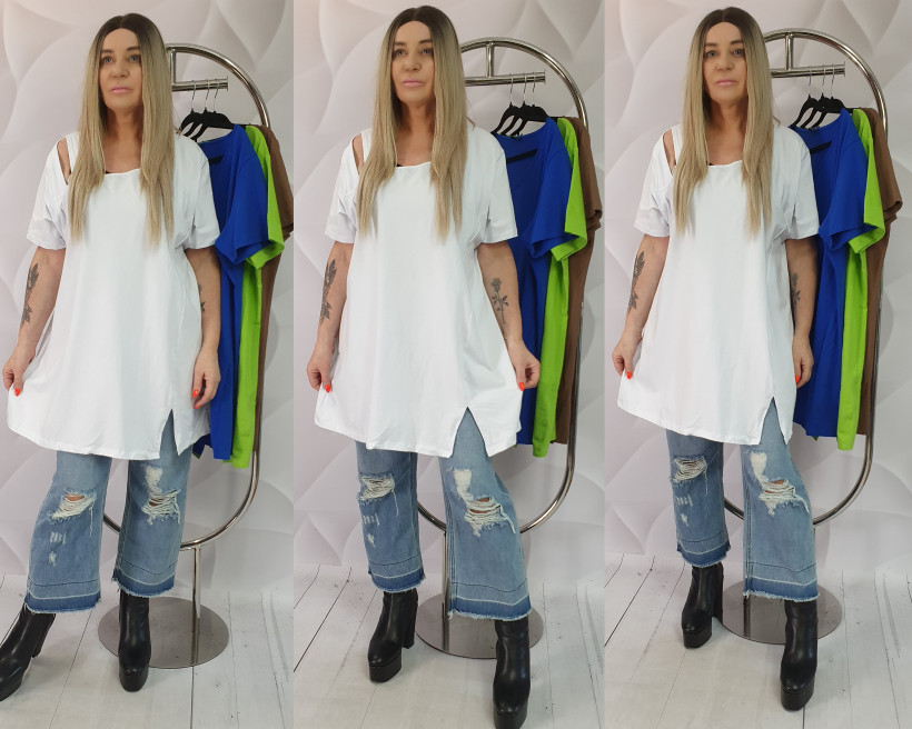 BLUZKA EDLEN 2854 RB27 SREBRNA KLAMRA  %PRZECENA   16484