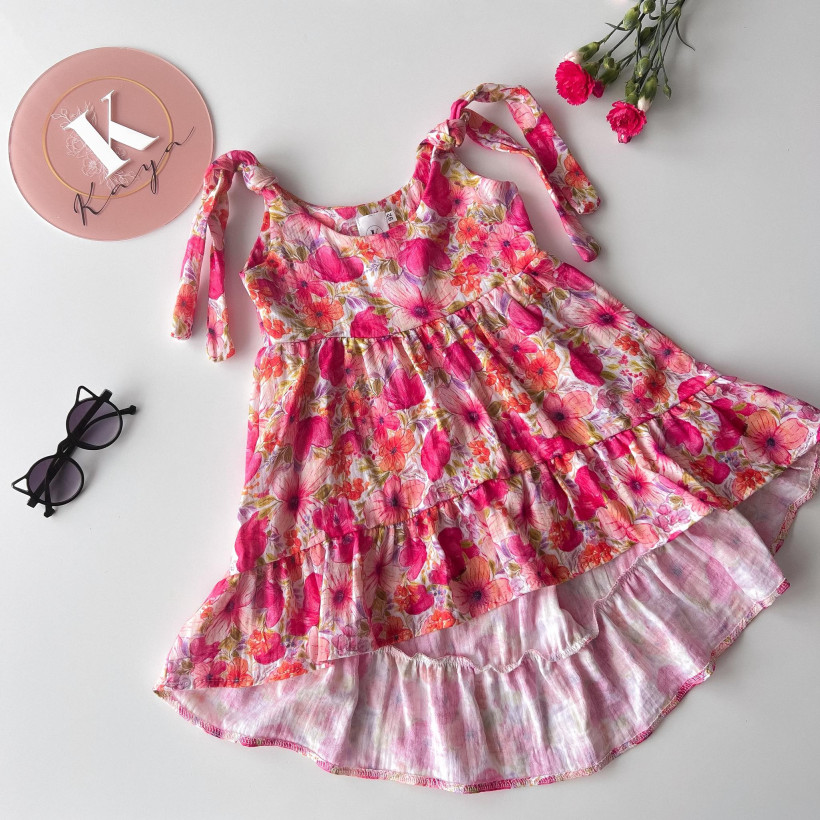 Sukienka muślin kwiaty Kaya