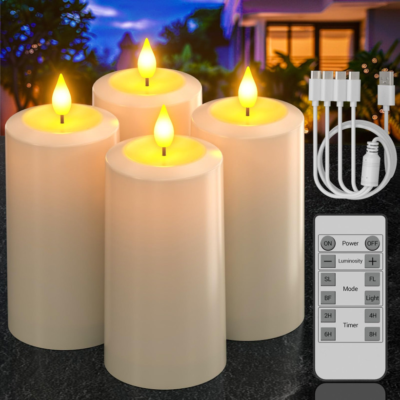  świece led 3 w zestawie