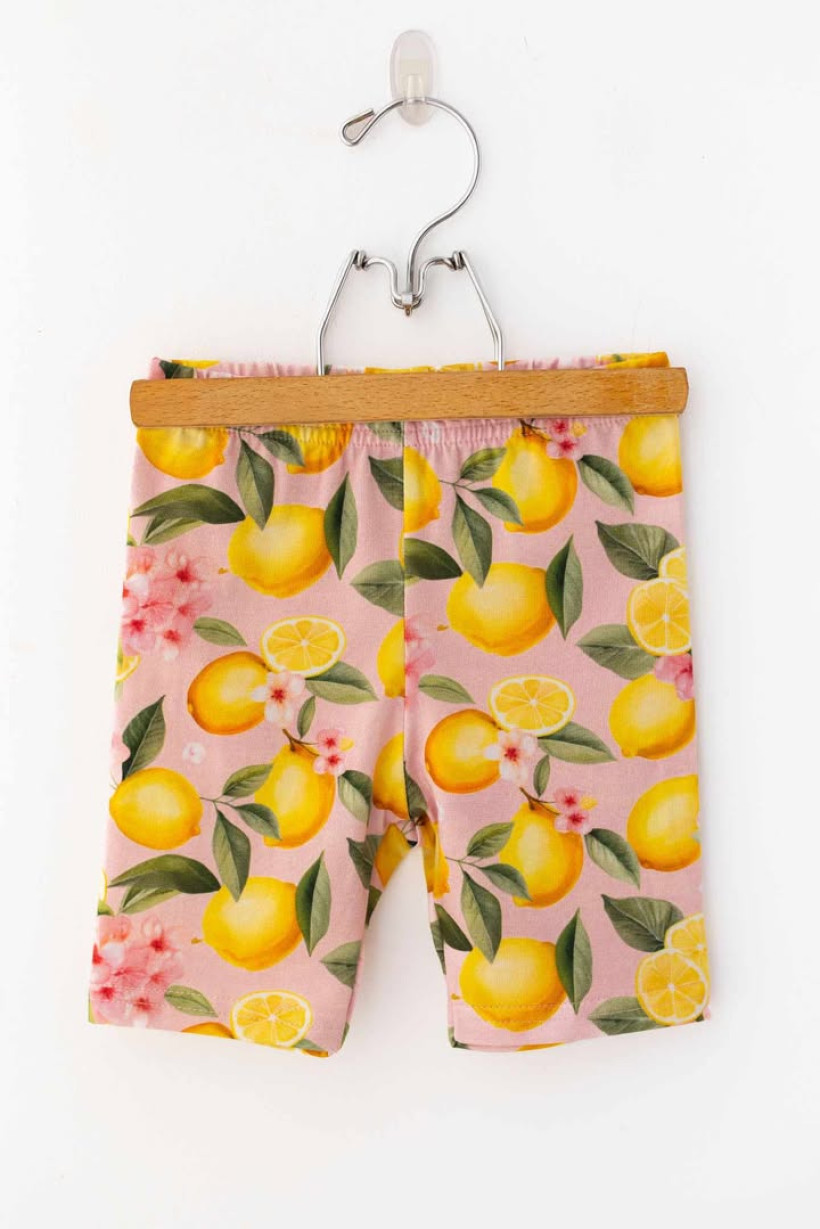 Szorty dziecięce cytrynki Lily Grey - lato