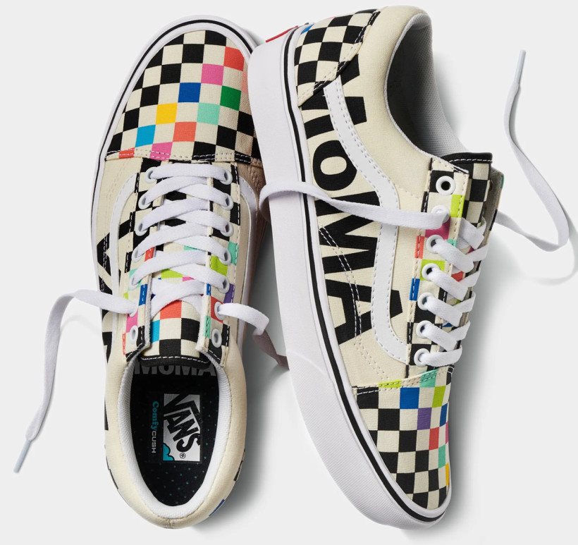 Trampki Vans Comfycush Old Skool VN0A3WMA1PJ1 srebrny karton 34,5