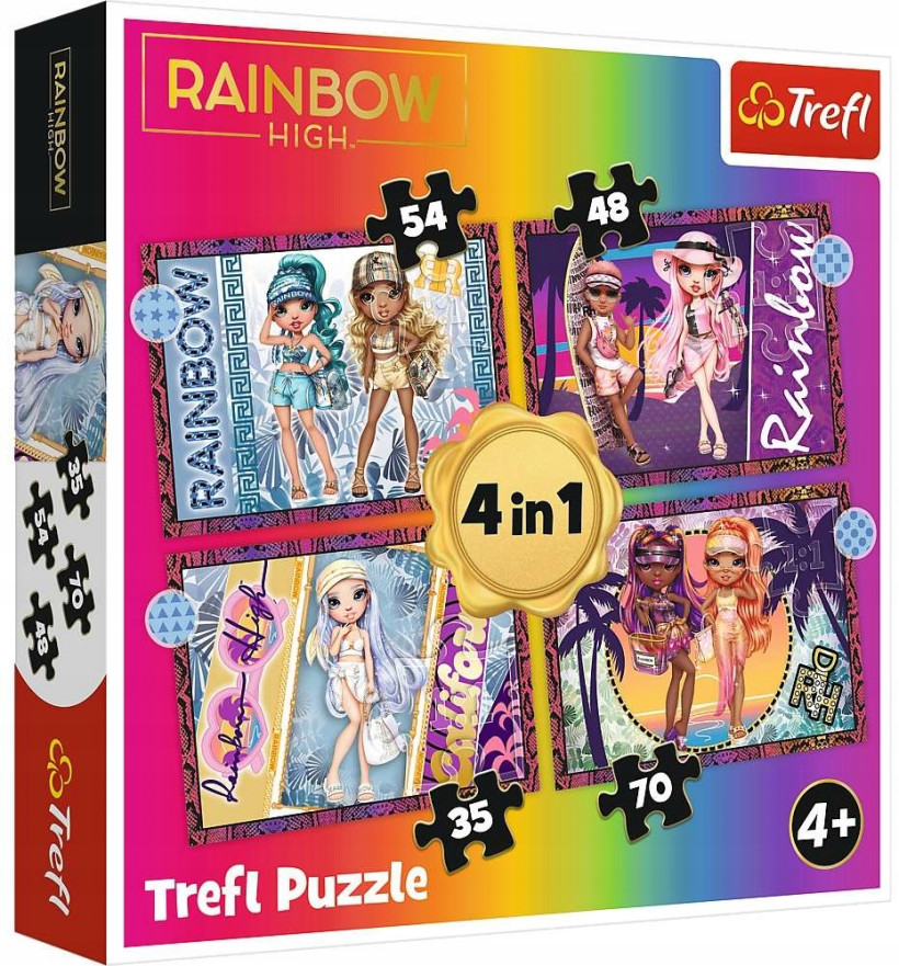Puzzle Rainbow High 4w1