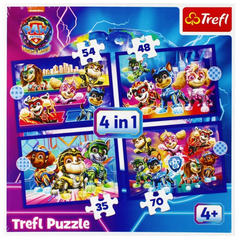 Puzzle Psi Patrol 4w1 Trefl