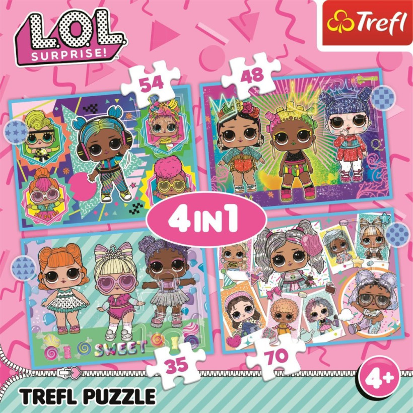 Puzzle LOL Surprise 4w1 Trefl