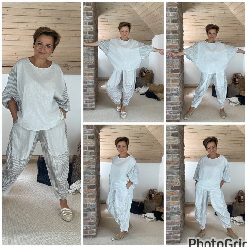 Bluzka nietoperz oversize