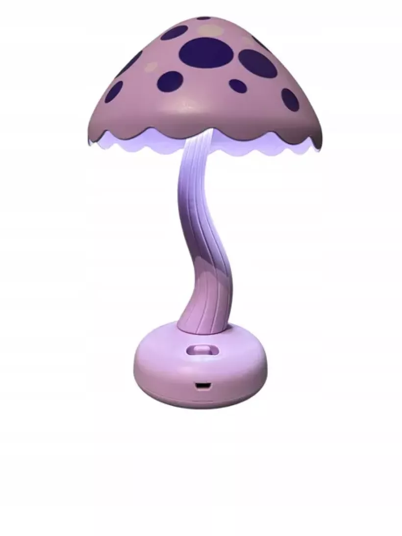 Lampka Grzybek Fioletowa