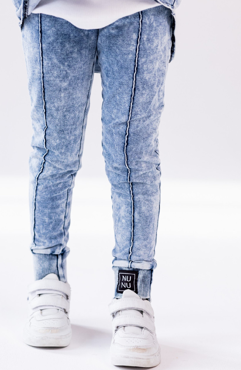 Spodnie dresowe NUNU jasnoniebieskie