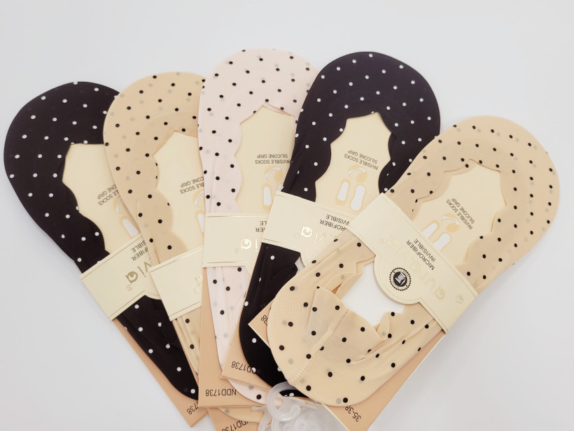 Skarpetki damskie NDD1738 w kropeczki