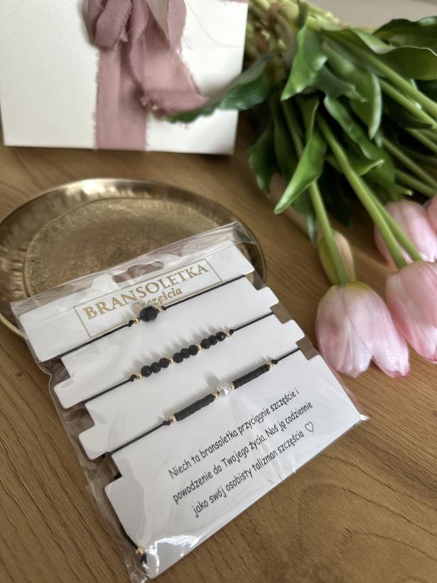 BRANSOLETKA KORALIKI