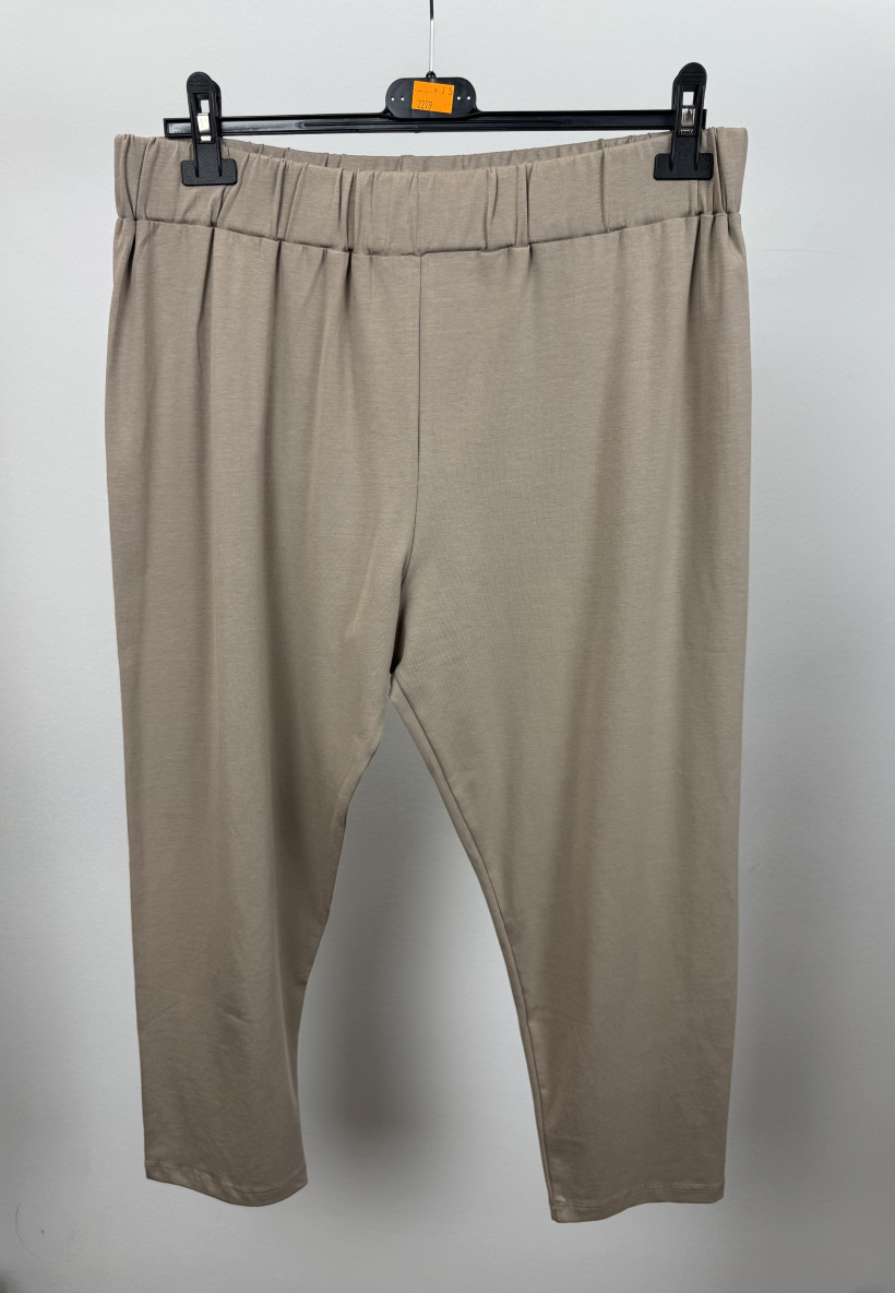 Leginsy jednokolorowe (3/4, 7/8) - seraj - 2xl - 2279 - beż