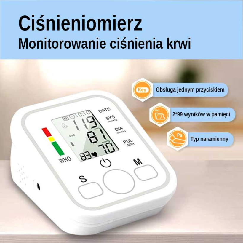 Ciśnieniomierz na rękę