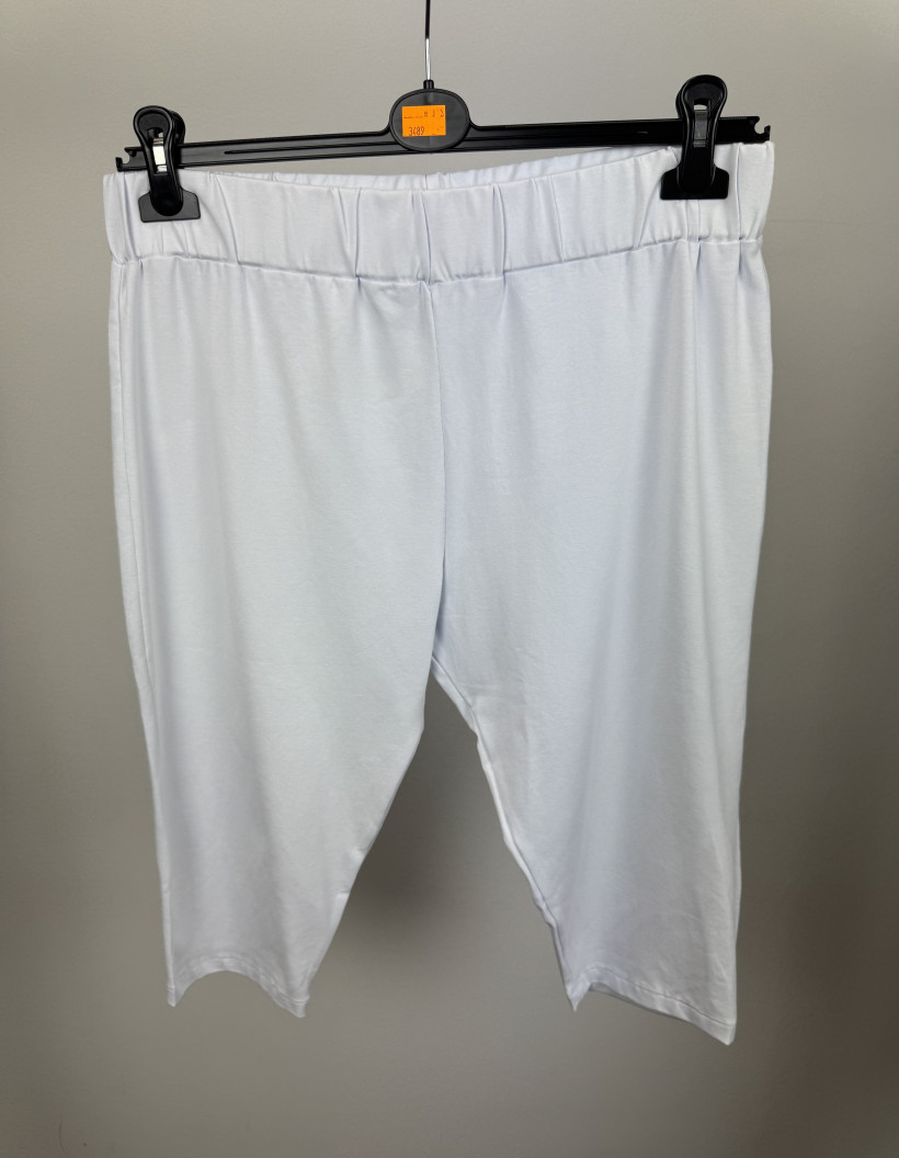 Leginsy jednokolorowe, kolarki - seraj - 2xl/3xl - 3489 - białe