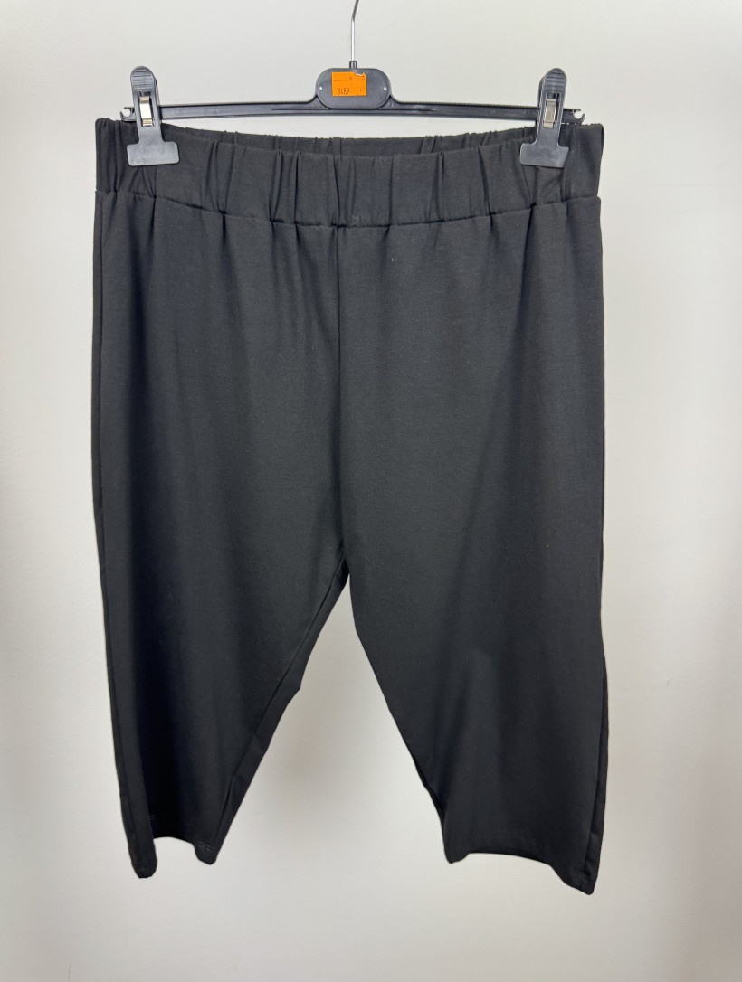 Leginsy jednokolorowe, kolarki - seraj - 4xl- 3489 - czarne