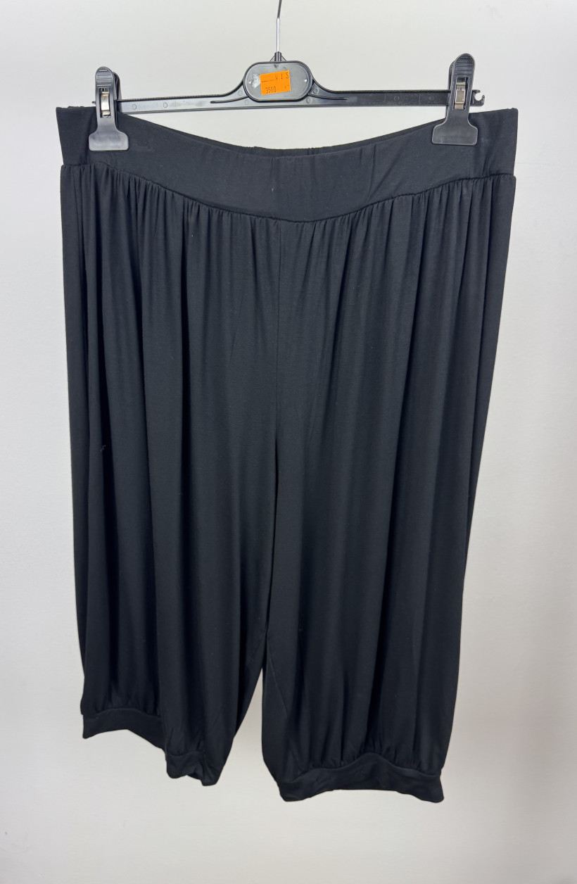 Spodnie  jednokolorowe aladynki - seraj - 2xl - 3510 - czarne