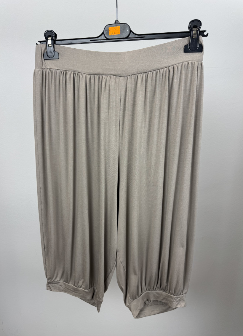 Spodnie  jednokolorowe aladynki - seraj - 3xl/ 4xl - 3510 - beż