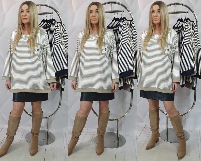BLUZKA / BLUZA  AZZARIA  B0553 RN18  %przecena ROZM XL