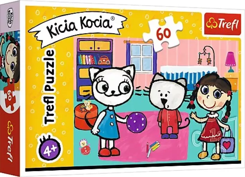 Puzzle Kici Kocia 60 el Trafl