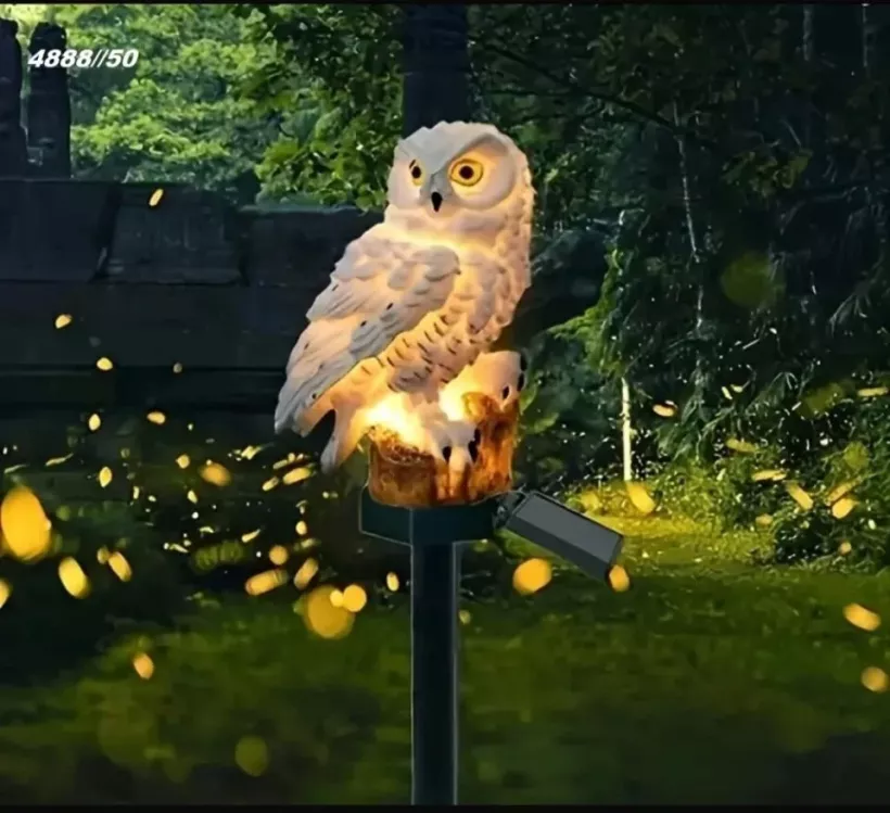 sowa lampka solarna
