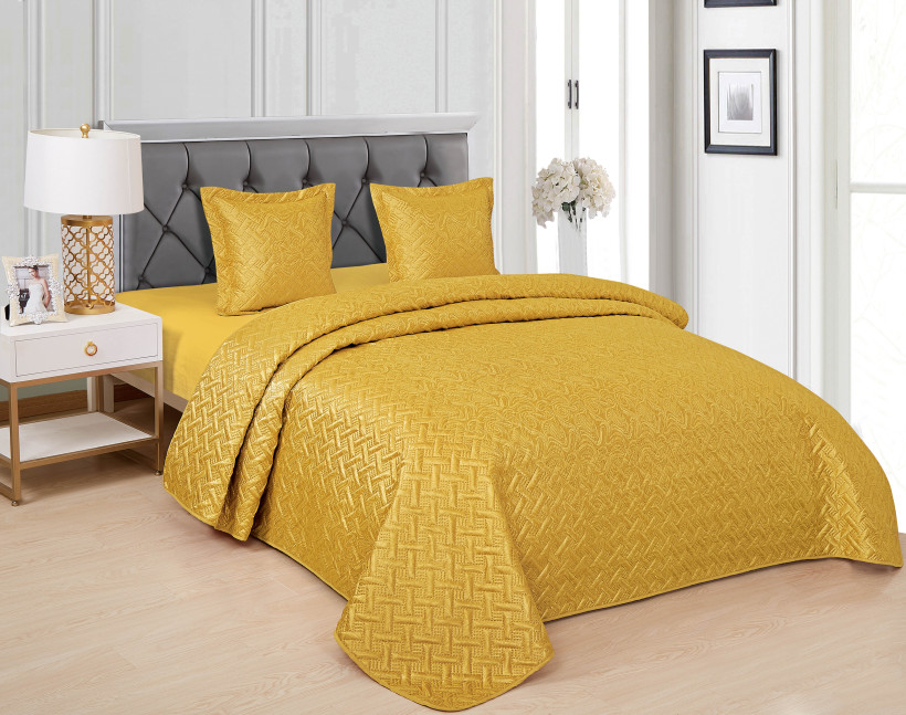 Narzuta glamour uszkodzone opakowania 200x220cm złoty NST-2895