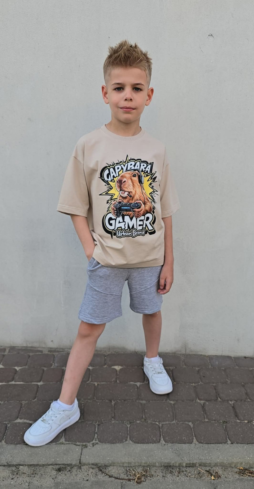 SZORTY SZARE URBAN BRAND