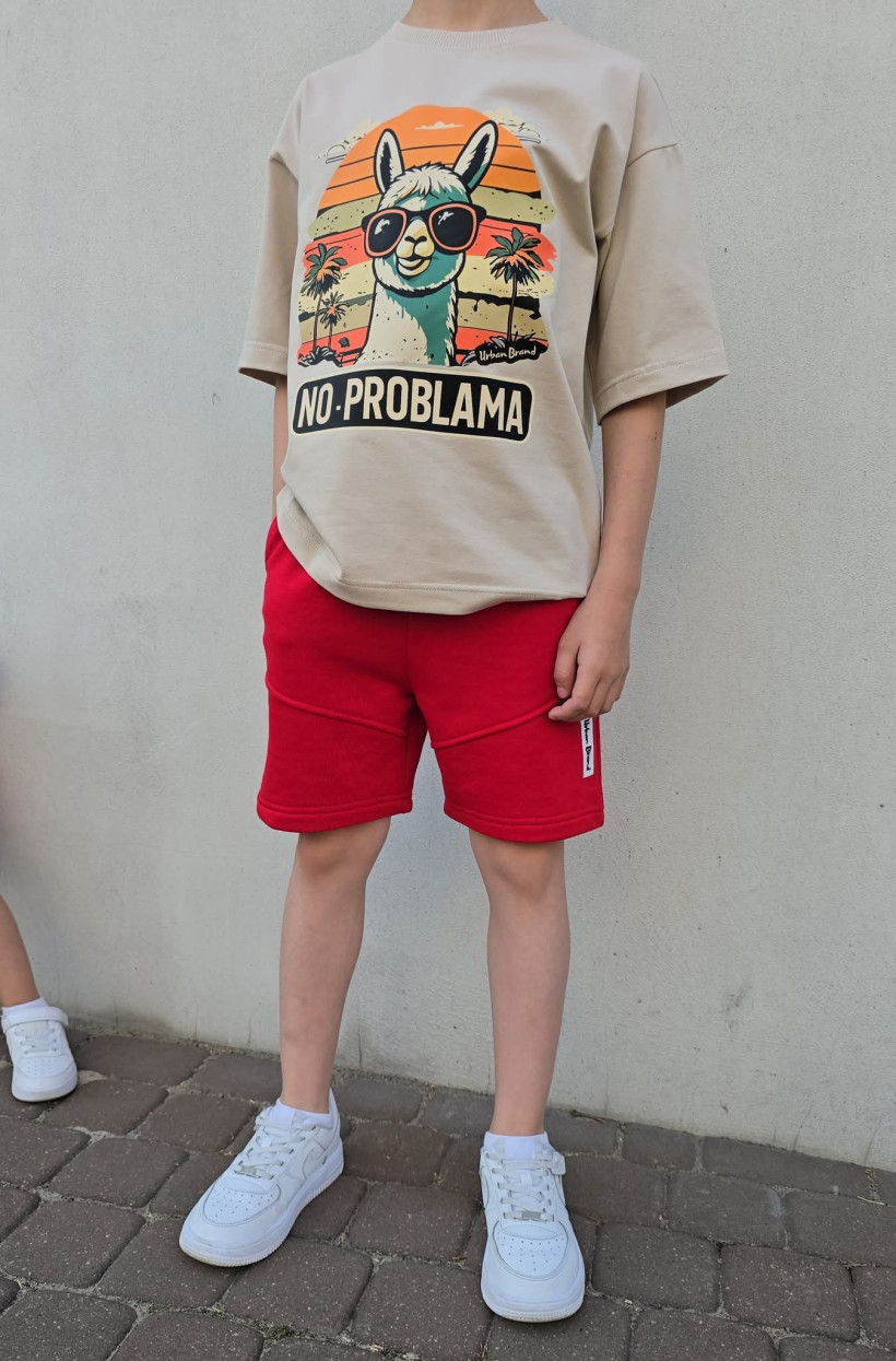 SZORTY CZERWONE URBAN BRAND