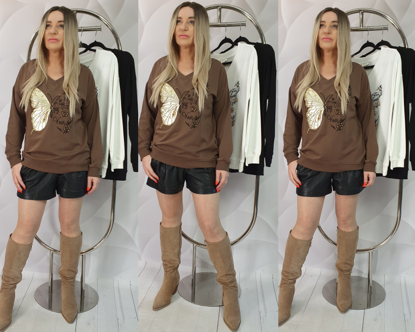 BLUZA PILADIA  40273 RN19 FS motyl  %PROMOCJA DNIA 