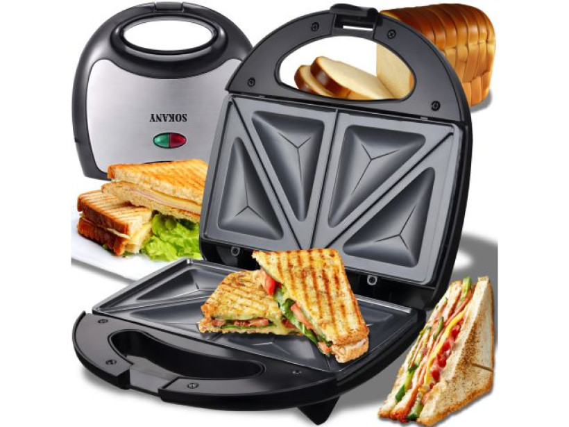 TOSTER OPIEKACZ DO KANAPEK TOSTÓW SANDWICH 1000W
