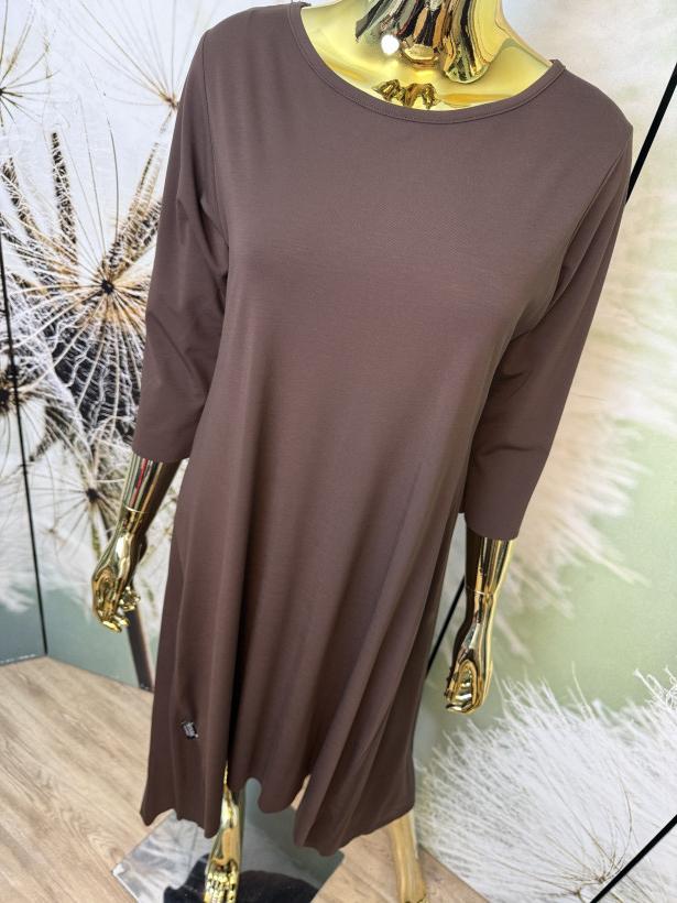 Sukienka asymetryczna z rękawem 3/4 Minouu