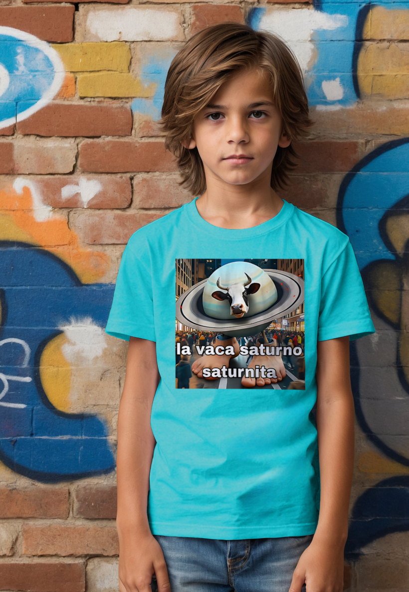 ZA T-shirt TURKUS- la caca saturno saturnita