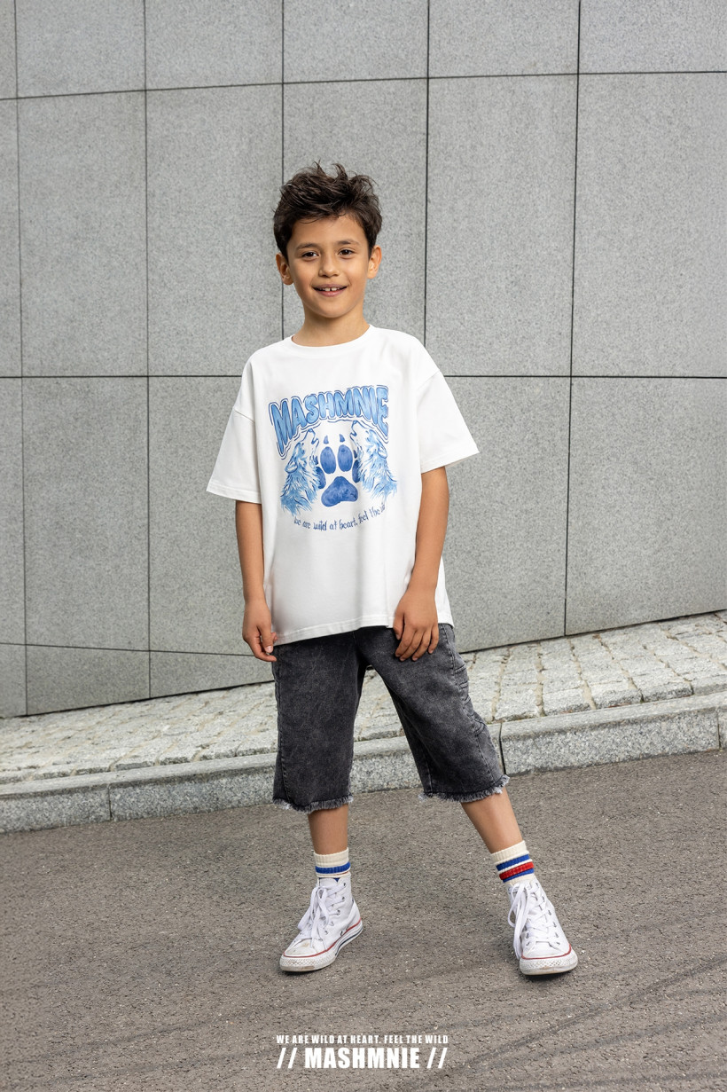 SPODENKI JEANSOWE GRAFIT MASH MNIE