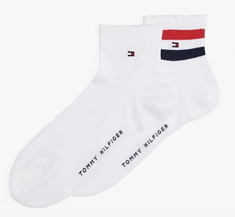 Skarpetki Tommy Hilfiger 701232937 002 805 białe 2pack 43/46