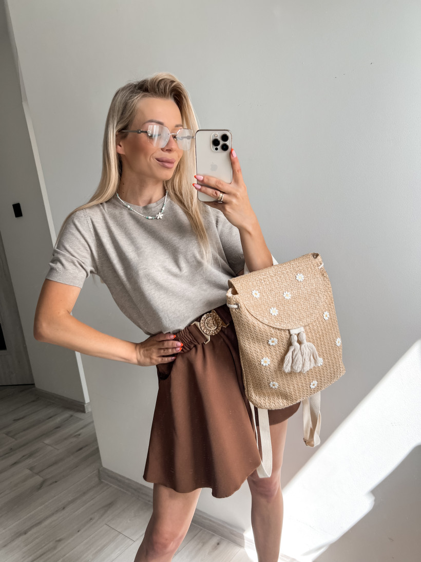 Sweterek króki rękaw fango W8505