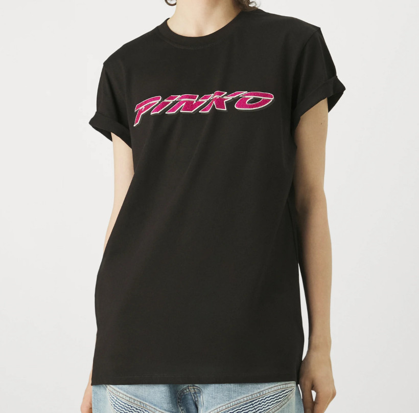 T-shirt Pinko Telesto T-Ahirt 103138 A1P7 czarny 