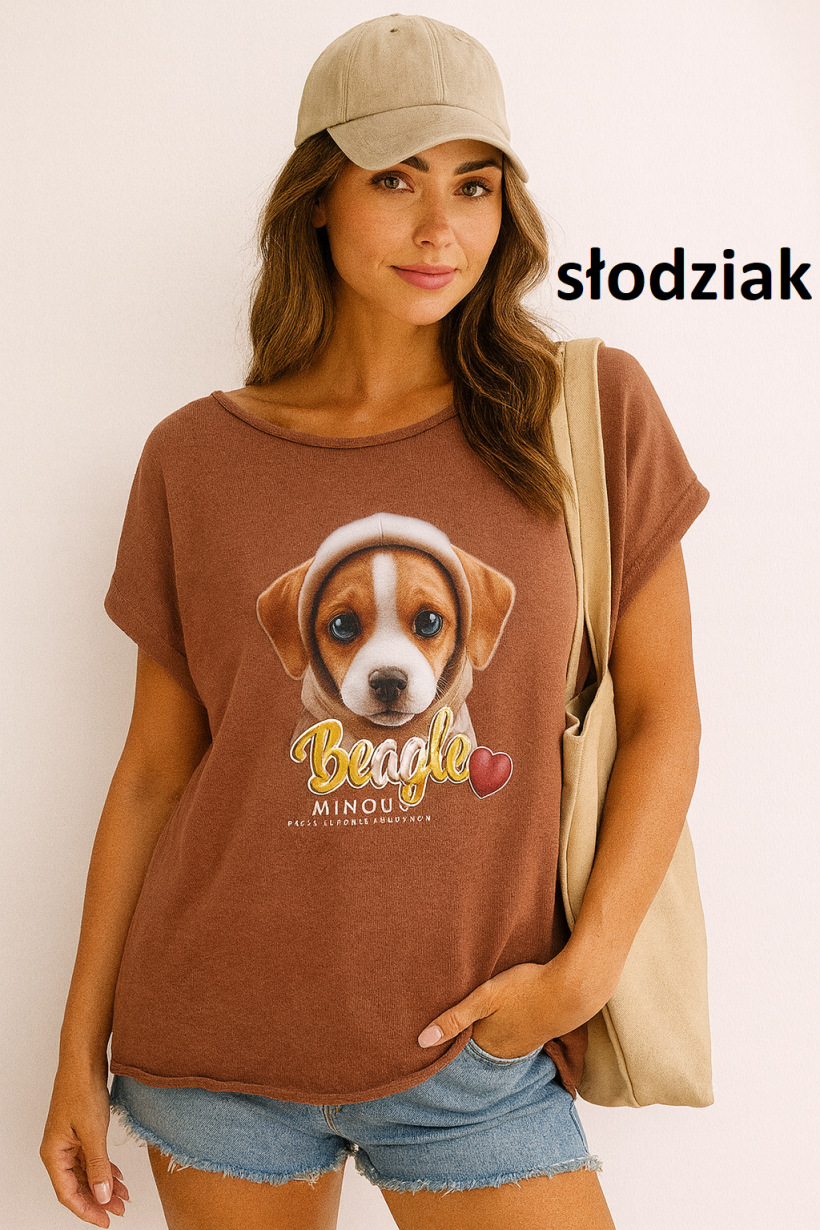 SWETERKI PRINTY PSIACZKI