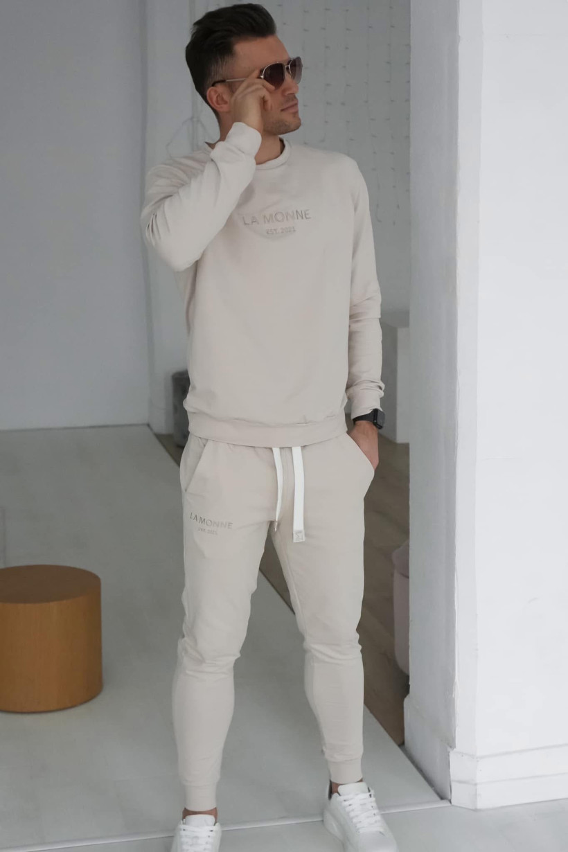 Komplet la monne bez kaptura beż WYPRZEDAŻ