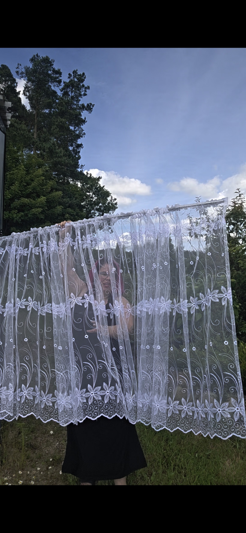 Markizeta z haftem 400x130cm