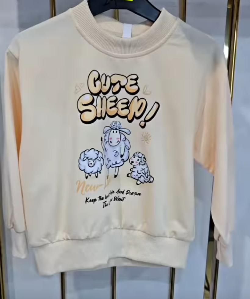 Bluza OWIECZKI CUTE SHEEP DB-335- BUDYNIOWY