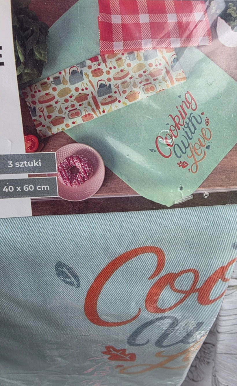 Ściereczki 3szt komplet bawełniane40x60