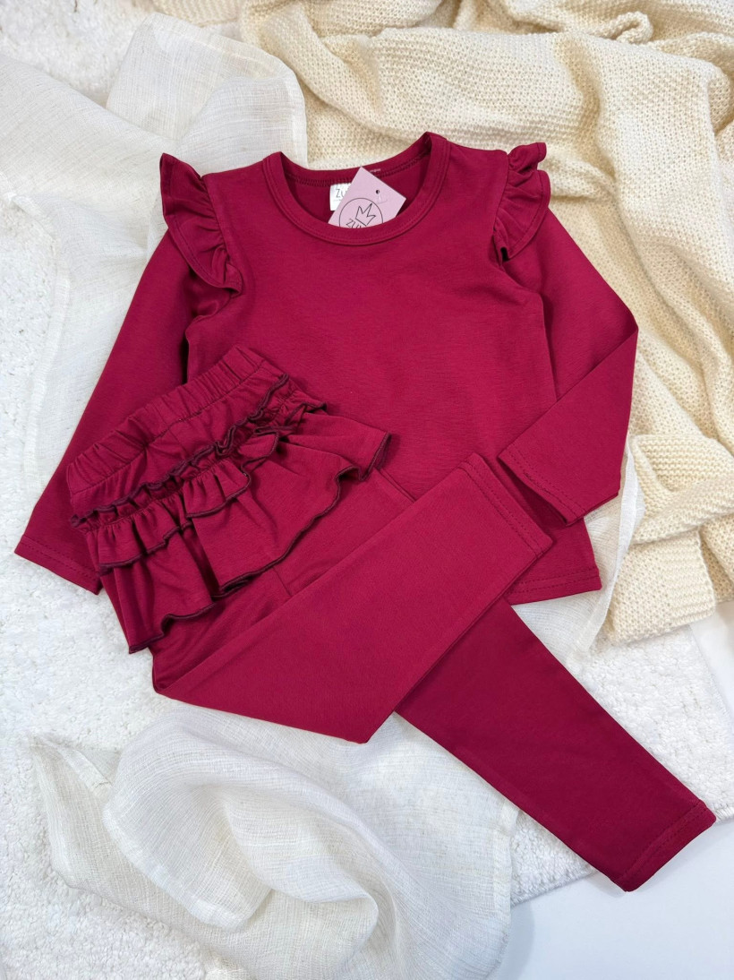 Legginsy bordo Zula
