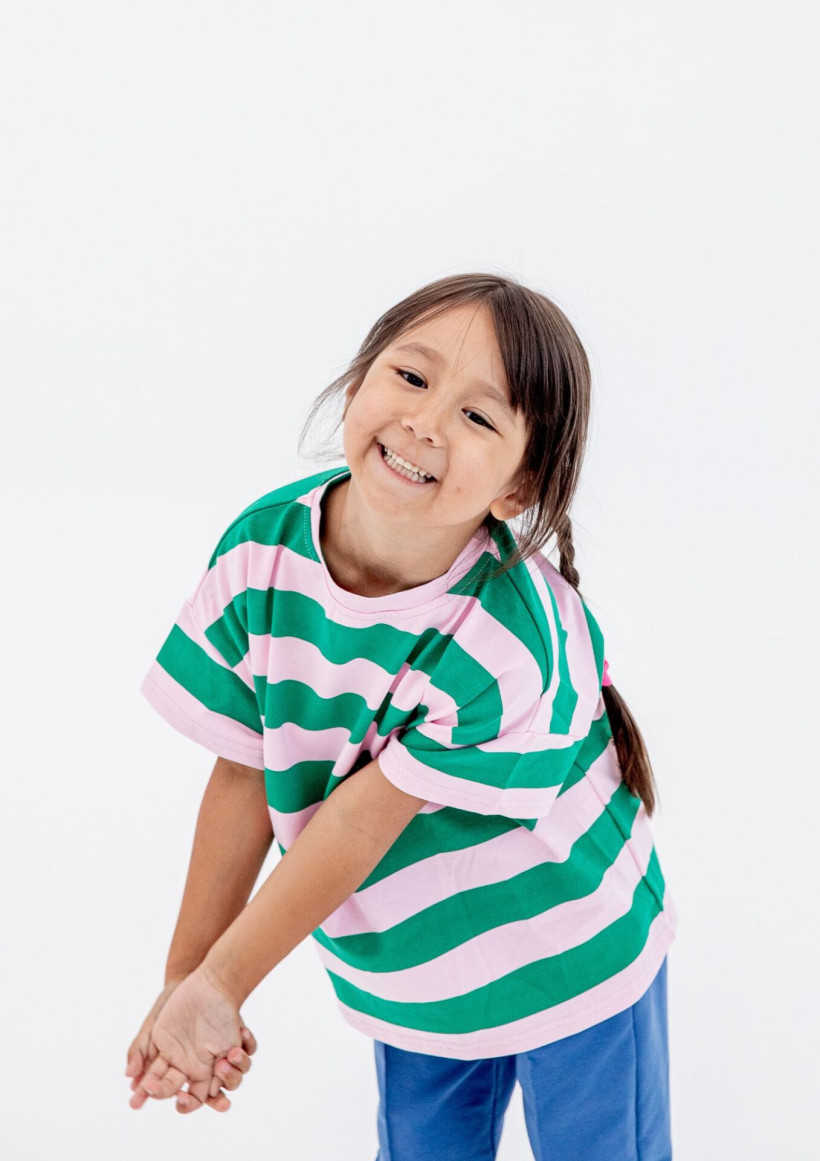 T-shirt paski Fun Kids
