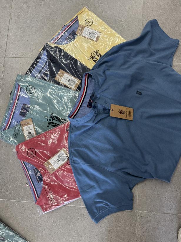 Polo homem 442 azul marinho 