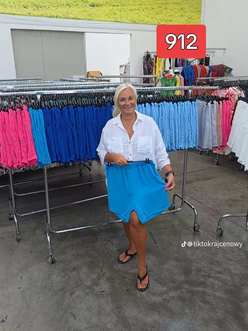 SPODENKI  WISKOZA SZEROKA GUMA KIESZENIE
