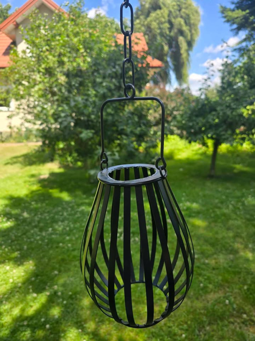 metalowy czarny abażur 
