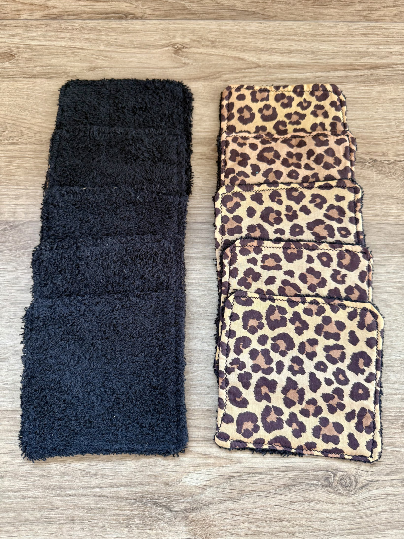 Coton lavable léopard